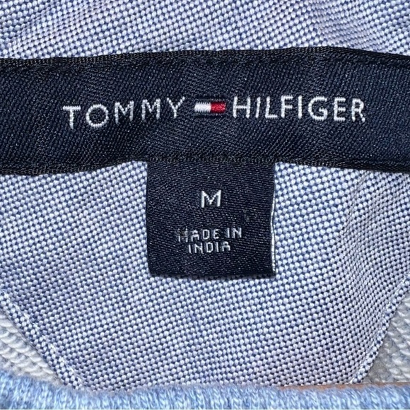 Tommy Hilfiger Crewneck Embroidered Y2K Style Blue Sweatshirt Shirt Men’s M - Picture 5 of 12
